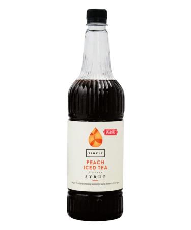 Simply Sirop de Th glac P che Sans Sucre 1 L Th glac la p che 1 l (Lot de 1)