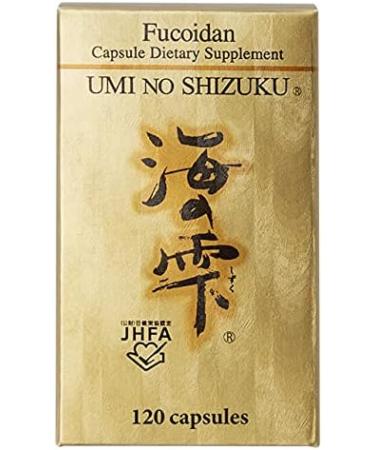 Umi No Shizuku Fucoidan Capsules - Immune Support Supplement with Agaricus Mushroom - 120 Capsules - Buy Online on GoSupps.com
