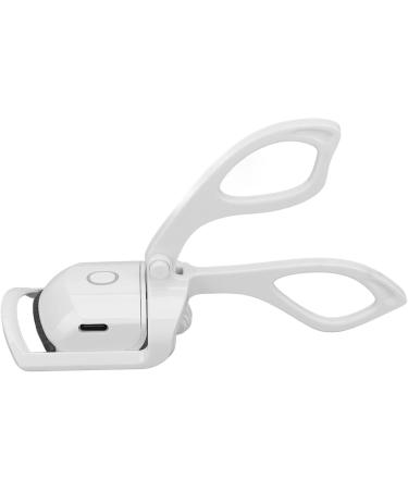 Buy USB Chargeable Heated Eyelash Curler - Long Lasting Portable Lash Curling Tool in White - International Shipping Available - Buy Online on GoSupps.com