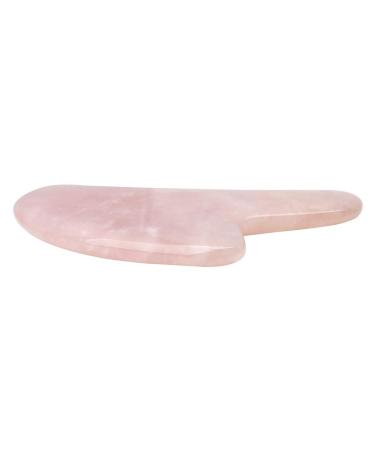Jade Gua Sha Facial Tool for Face and Body Skin Massage - Pink - Buy Online on GoSupps.com