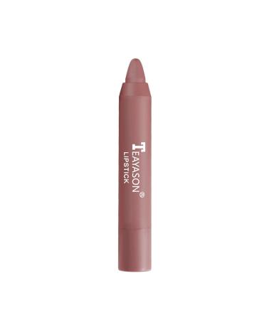 Matte Crayon Lipstick - Waterproof Moisturizing Velvet Smooth Lipstick for Women | Long-lasting Makeup Bunt Pin - 1 Piece - Buy Online on GoSupps.com