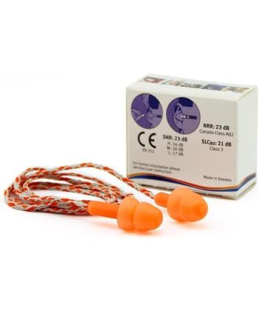 UVEX Earplugs Whisper+ SNR 23 dB with Cord - Reusable 6 Pieces | Best Noise Protection for Comfort & Sleep - Buy Online on GoSupps.com