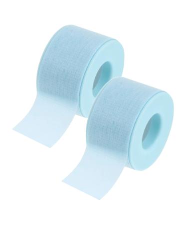 Minkissy 8 Rolls Silicone Gel Band Makeup Tape for Eyelash Extensions - Non-Woven Fabric Lash Tape 2.8x2.8x2.7cm Sky Blue - Ideal Adhesive Solution for Eyelash Application - Buy Online on GoSupps.com