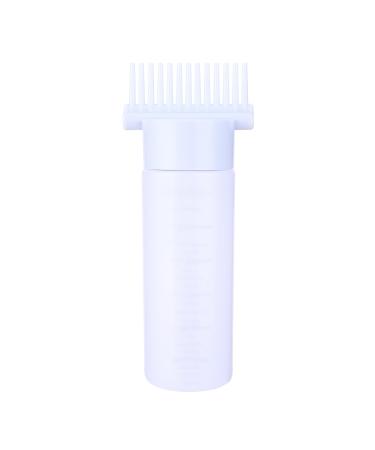 Root Comb Applicator Bottle 6 Ounce Hair Oil Applicator Applicator Bottle for Hair Dye Bottle Applicator Brush with Graduated Scale Profssional Brush Applicator Comb Dye and scalp treament essential Blue