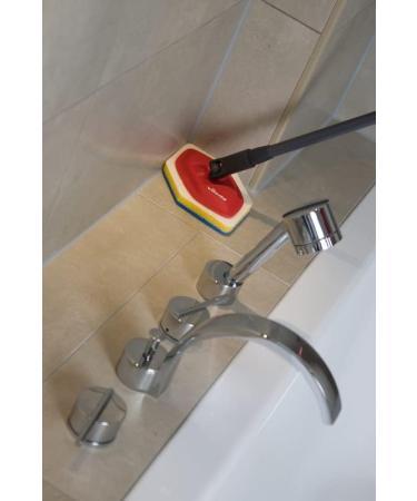 Vileda Bad Blitz Replacement Sponge - Hexagonal Bathroom Cleaning Sponge Scratch-Free | Fast International Shipping - Buy Online on GoSupps.com