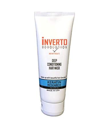 INVERTO REVOLUTION Deep Conditioning Hair Mask (120ml) Professional Grade Deep and Heavy Conditioning Hair Mask Soften Repair Damaged Dry Brittle Hair with Moroccan Argan Oil  Shea Butter & more