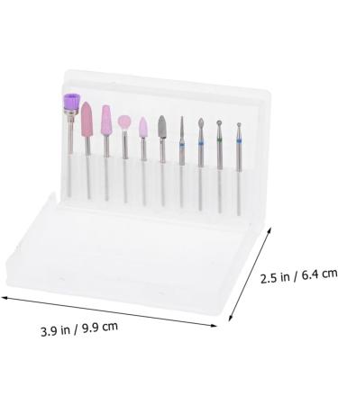 VINTORKY professional nail drill bits for acrylic nails acrylic nail drill bits nail file drill bits manicure ectric nail buffer bits file bits under nail cleaner tool dedicated gel Size 1 As Shown - Buy Online on GoSupps.com