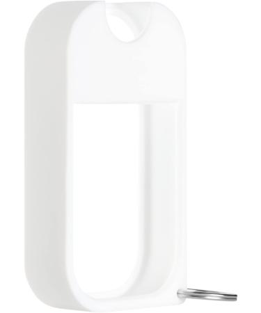 Touchland Mist Case - Protective Silicone Sanitizer Accessory with Keyring (1FL OZ) - White - Buy Online on GoSupps.com