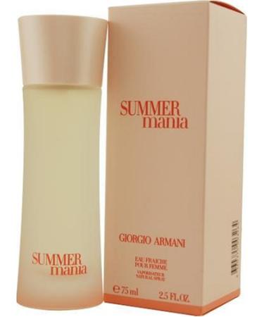 Mania Summer By Giorgio Armani For Women, Eau Fraiche Spray, 2.5-Ounce Bottle