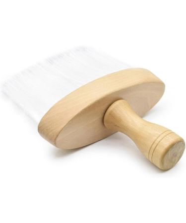 Minkissy 3-Pack Barber Dust & Neck Cleaning Brush Set - Vintage Wooden Hairdresser Tool for Shaving & Salon Use - 15x12x1 cm - Buy Online on GoSupps.com