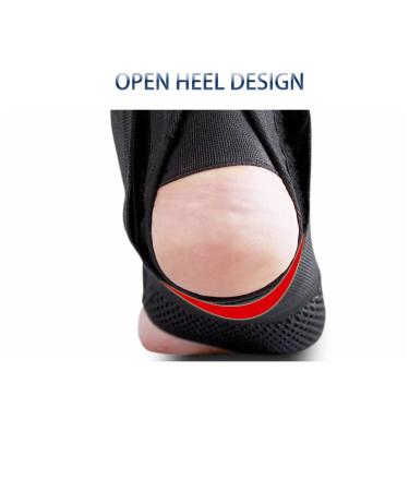 Ankle Brace for Men & Women - Adjustable Compression Support Sleeve for Plantar Fasciitis & Sports Injuries - Breathable & Comfortable (Large Pack of 1 - Buy Online on GoSupps.com