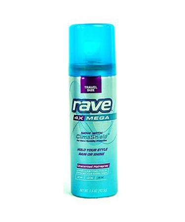 Product Of Rave Hair Spray Aerosol Mega 1 Count 1.5 Ounce - Hair Care Products