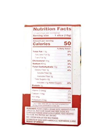 Gluten Free Sesame Sea Salt Crispbread 6.1oz - Pack of 1 - Buy Online on GoSupps.com