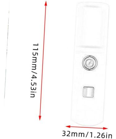 Housoutil 1pc Sprayer Hydrating Humidifier Miniature Humidifier Mini Face Humidifier Desktop Humidifier Handy Mist Sprayer Face Steamer Mini White Shopkeeper L8 Handheld - Buy Online on GoSupps.com