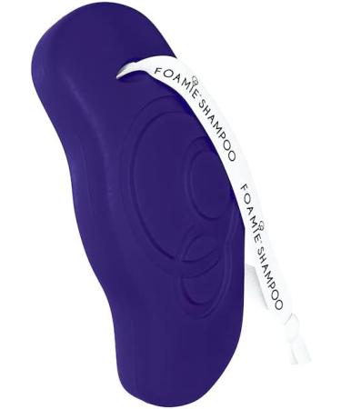 Foamie Yellowing Solid Shampoo for Blonde Hair with Grapeseed Oil Sulfate-Free and Plastic-Free Blue Shampoo 100% Vegan 80g - Buy Online on GoSupps.com