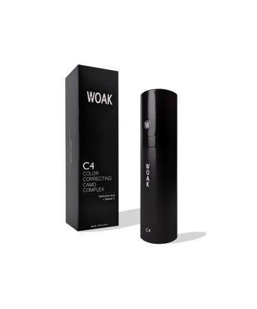 WOAK C4 Men's Tinted Moisturizer BB CC Cream - Medium Shade | Color Correcting Camo Complex | Hybrid Skin Care - Buy Online on GoSupps.com