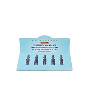 SeaTherapy Anti-Aging Face Ampoules - Anti-Aging Shock Treatment - Face Care - Plumping Solution - Deep Hydration - Based on GUAM Algae, Hyaluronic Acid - GUAM