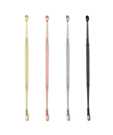 Madi Kay Designs Ear Pick Double-end Digging Ear Spoon Earwax Curette Remover Cleaner Ear Stainless Steel Spiral Earpick Cleaning Tool