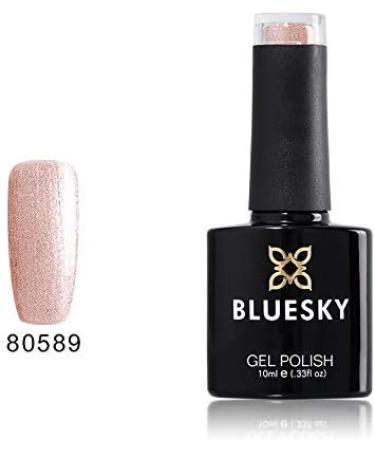 Bluesky Gel Nail Polish PINK GOLDEN SHIMMER CHIFFON TWIRL 80589 Nail UV LED Soak Off 10ml - Buy Online on GoSupps.com