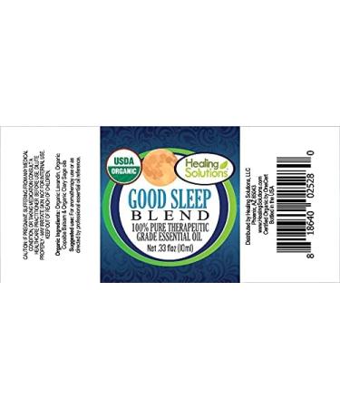 Good Sleep Blend Essential Oil - 10ml | 100% Pure Therapeutic Grade for Deep Sleep - Buy Online on GoSupps.com