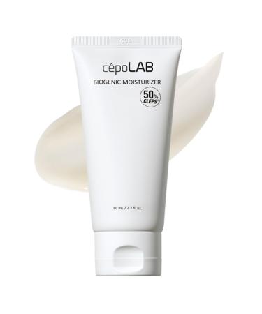 cepoLAB Biogenic Moisturizer with 50% CLEPS , Daily Face Cream Long-Lasting Hydration, Korean Skincare for All Skin Types, 2.7 fl.oz