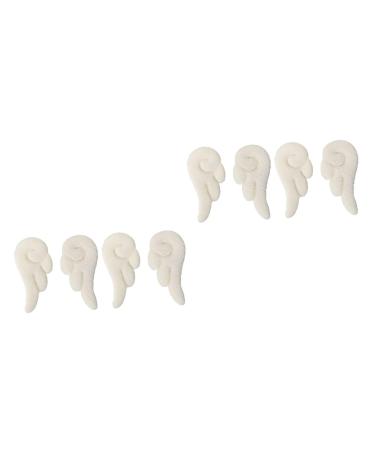 FRCOLOR 4 Pairs Demon Pattern hairpins hair Clips hair decoration cartoon Hair clip xmas hair bows non hair barrettes plush stuffing Halloween Cosplay Accessories sweet Miss hair tie clip