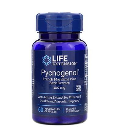 Life Extension - Pycnogenol - 100 Mg - 60 Vcaps (Pack of 2)