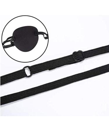 Adjustable Black Eye Patches for Adults & Kids - Perfect for Lazy Eye Amblyopia & Strabismus - Buy Online on GoSupps.com
