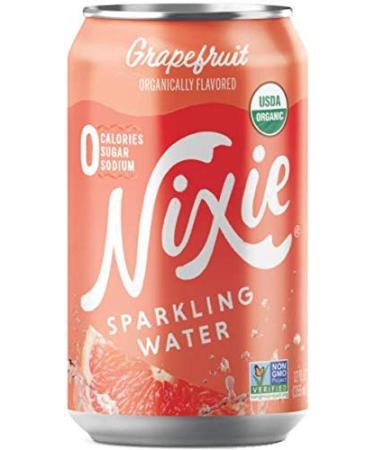 Nixie Organic Grapefruit Sparkling Water 12 Fl Oz - 8 Pack | Refreshing & Bubbly - Buy Online on GoSupps.com
