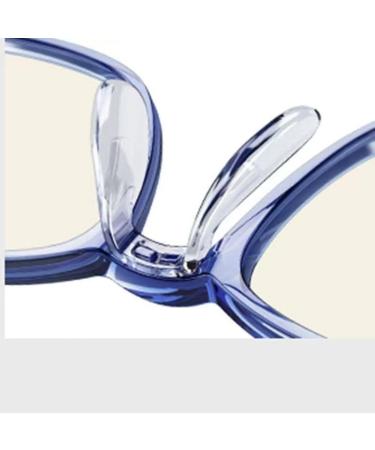 Glasses accessories nose support children's glasses silicone buckle nose support is suitable for children's glasses accessories nose support u-shaped double hole-hole-double-hole buckle type (3 pair) (size: approx. 1 cm)