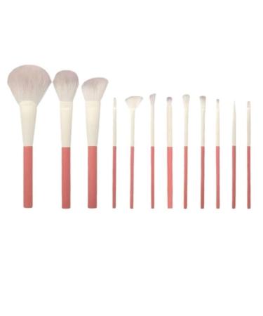 TRgqify-KM Eyeshadow Brush Contour Brush Beginner-Friendly Makeup Brushes: Complete Set for Flawless On-The-Go Application 12 brushes+pink envelope