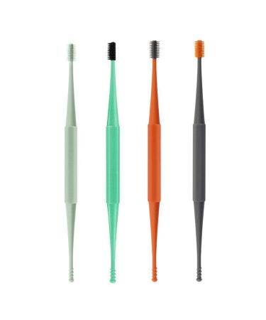 Silicone Ear Pick Double Head Earpick Ear Wax Curette Spoon Remover Clean V6R6 Ear Ear Cleaner Tools Ear Steel Spoon