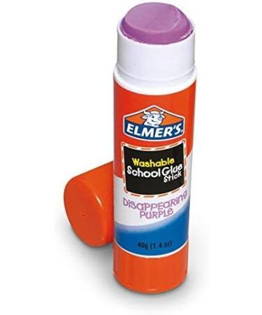 Elmers E579 Jumbo Disappearing Purple School Glue Stick 1.4 Ounce 3 Packs of 3 Sticks 9 Sticks Total - Buy Online on GoSupps.com