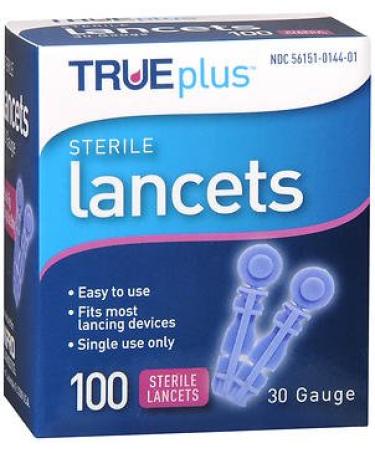 Trueplus Sterile Lancets 30 Gauge - 100 ct Pack of 3 - Buy Online on GoSupps.com