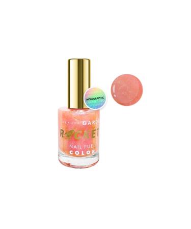 BeautyGARDE Rocket Fuel Longwear Nail Polish - Opal Promotes Strengthening and Growth Cruelty-Free 21-Free Vegan 0.5 Oz