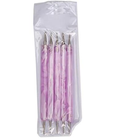 INTCHE 5 Nail Art in Various Sizes - Plastic - Spotswirl - French Ball - Dotting Tool - Dotti - Spooti - Buy Online on GoSupps.com