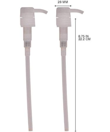 Gunky Monkey Universal Pump Dispenser Pack of 2 Fit Most popular Shampoo Conditioner size 1 Litre 1000ml 750ml 500ml 1L Clear - Buy Online on GoSupps.com