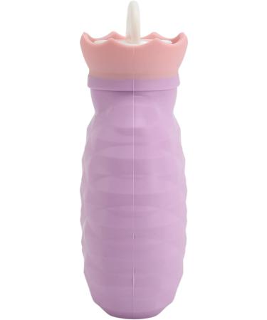Shop Leak-proof Silicone Hot Water Bottle - Soft Pain Relief for Neck & Shoulder (Purple) | International Shipping - Buy Online on GoSupps.com