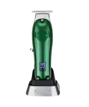 Hair Clippers Professional Hair Trimmer LCD display Hair Clipper Rechargeable Beard Trimmer for Men with Base Hair cutting tools(US Plug)