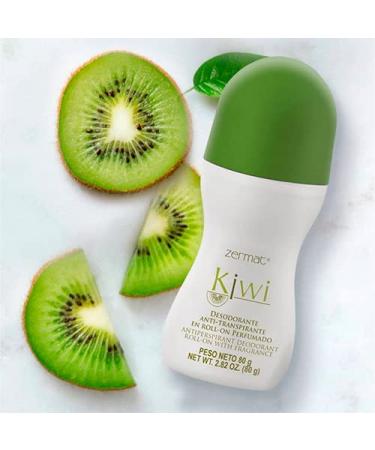 Zermat Kiwi Roll-On Deodorant for Men & Women - 24h Antiperspirant (2.82 Oz) - International Shipping - Buy Online on GoSupps.com
