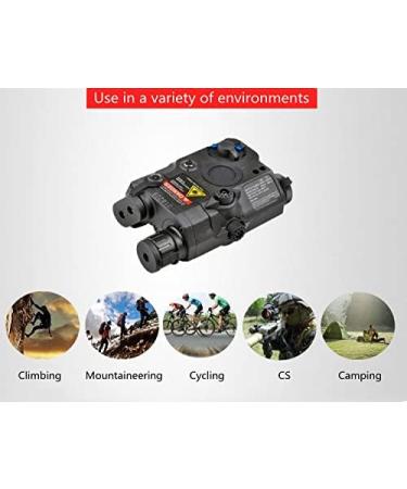 PEQ 15S PRO Box Airsoft Tactical Laser - IR Laser for AR-15, Red/Blue Laser, Attachments, White LED Flashlight - Buy Online on GoSupps.com