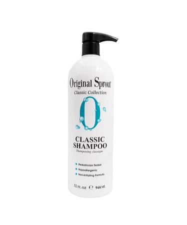 Original Sprout Classic Shampoo  Hair Products for Baby s  Toddler s  Kids  & Adult Women & Men  Helps Alleviate Dandruff or Dry Scalp  Sulfate Free (32 oz)