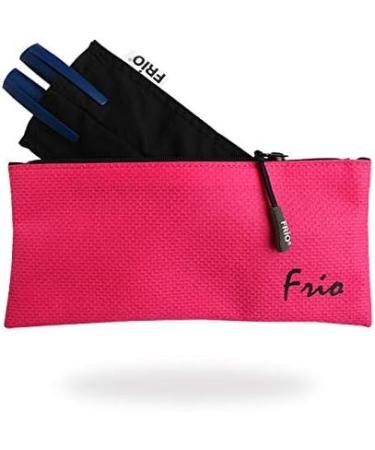 FRIO VIVA DOUBLE 10 x 18 cm | Insulin bag for 2 pens | or e.g. 1 pen and 2 replacement cartridges | with a zipper (pink)