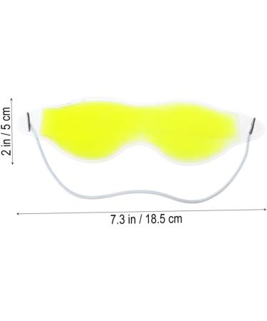 POPETPOP Gel Eye Mask Ice Eye Pads Blindfold Eyepatch Eye Masks Eye Pads Cold Reusable Cold Compress Eye Mask Cold Eye Silicone Eye Patches Eye Stickers Ice Eye Mask Eye Mask Cool medium Yellow - Buy Online on GoSupps.com