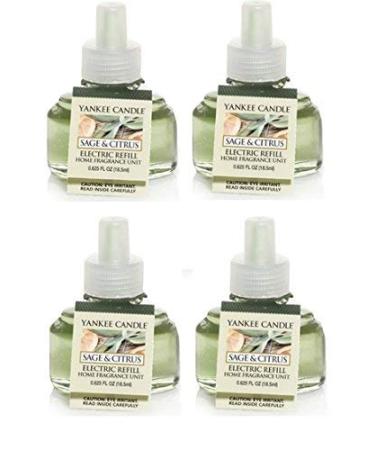 Yankee Candle Sage and Citrus ScentPlug Refill 4-Pack - Buy Online on GoSupps.com