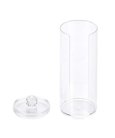 Buy Nobrands Transparent Round Acrylic Cotton Pad Holder | Stylish Storage Box for Cotton Pads & Swabs | International Shipping Available - Buy Online on GoSupps.com