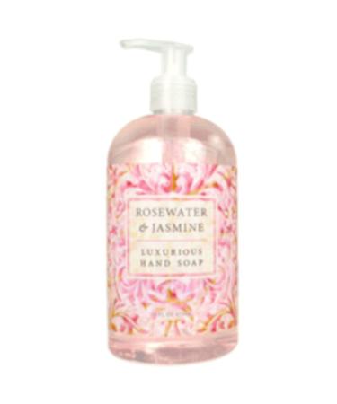Greenwich Bay Trading Company Luxurious Hand Soap  Rosewater & Jasmine. 16 Fl Oz (R2Y015)