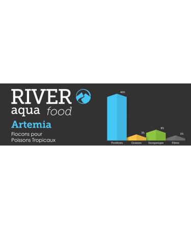 River Aqua Food Artemias Flakes 1000ml - Buy Online on GoSupps.com
