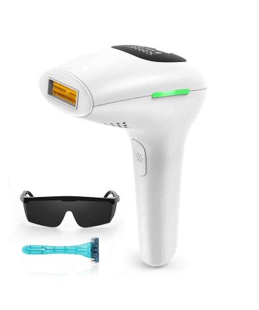 IPL hair removal device for men and women 500 000 light impulses permanent hair removal painless hair remover devices with 2 attachments for body face bikini zone and armpits