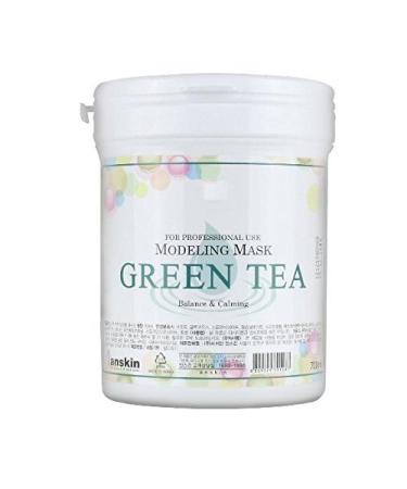 700ml Modeling Mask Powder Pack Green Tea for Soothing and Anti Oxidation by anskin
